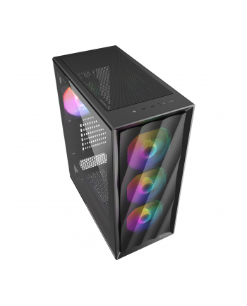 Sharkoon VK4 Rainbow ATX 1xGlas czarny (100107230)