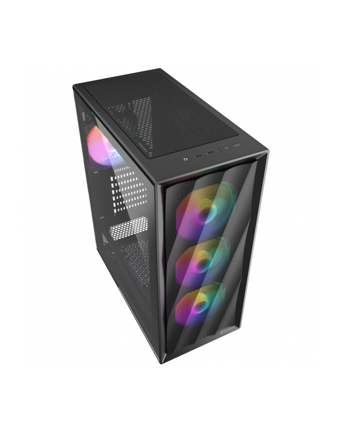 Sharkoon VK4 Rainbow ATX 1xGlas czarny (100107230) główny