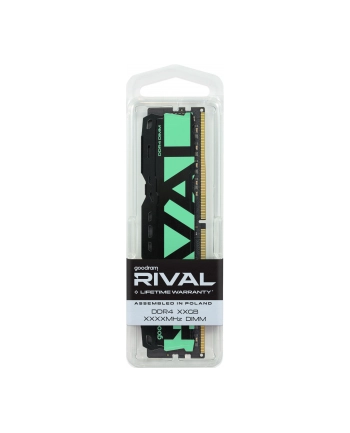 goodram Pamięć do PC DDR4 Rival Radiant 16GB (2*8)/3200 CL16 zielona