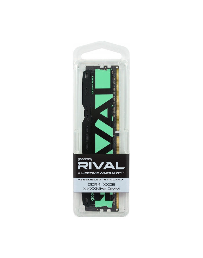 goodram Pamięć do PC DDR4 Rival Radiant 16GB (2*8)/3200 CL16 zielona główny