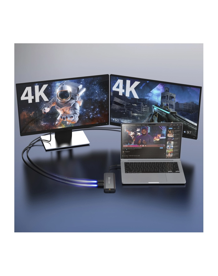 USB-C DUAL 4K HDMI 10GBPS MINI DOCK główny