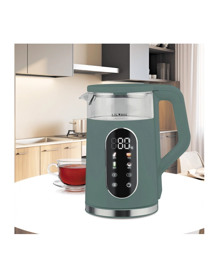 feel-maestro Czajnik elektryczny z regulacją temperatury 1,7l 2200W MR-023-GREEN główny
