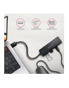 axagon HUB 4-portowy 5gbps 2x USB-A 2x USB-C, USB-C power in  19 cm kabel  HUE-C2A - nr 19