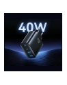 usams Ładowarka sieciowa 40W 2xUSB-A 2xUSB-C czarna - nr 2