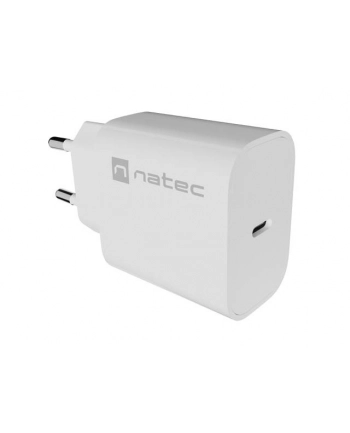 natec Ładowarka sieciowa Ribera 1xUSB-c 20W biała