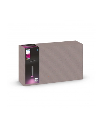 PHILIPS HUE Cylindryczna oprawa wisząca Perifo czarny (929003115901)