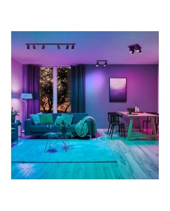 IMMAX Reflektor LED punkt czarny 6-punktowy (1806425)