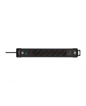 Brennenstuhl Brennenstuhl Premium Line 6fach schwarz 3m 6 gniazd (1951160608)