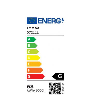 IMMAX Lampa Sufitowa LED 95 cm czarna