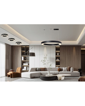 IMMAX Lampa Sufitowa LED 95 cm czarna