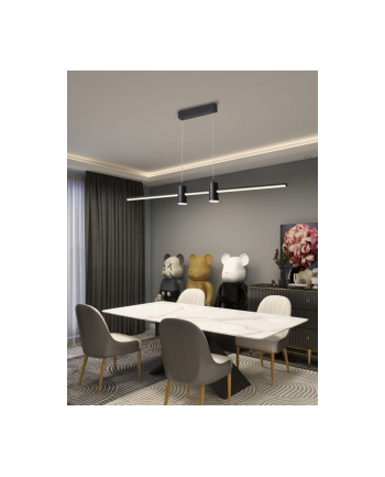 IMMAX Lampa Sufitowa ESTRELAS SMART czarna