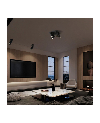 IMMAX Reflektor Punkt 4S czarny GU10 (1806645)