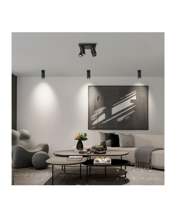 IMMAX Reflektor Punkt 4S czarny GU10 (1806645)