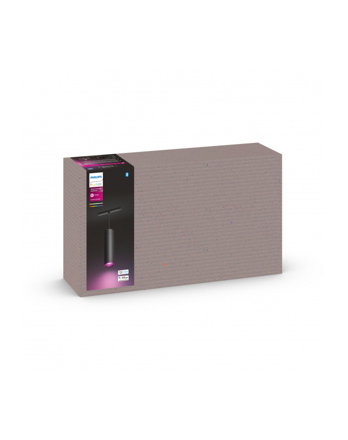 PHILIPS HUE Cylindryczna oprawa wisząca Perifo czarny (929003115901) główny