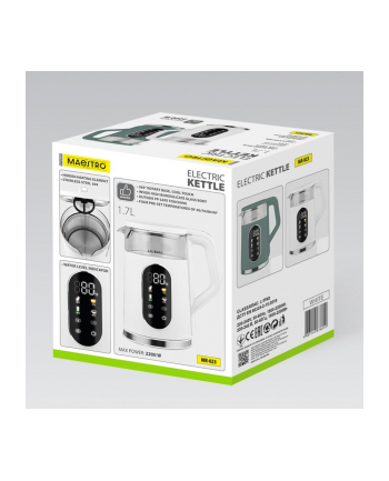 feel-maestro Czajnik elektryczny z regulacją temperatury 1,7l 2200W MR-023-WHITE