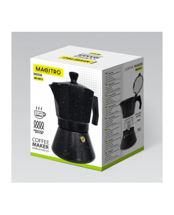 feel-maestro Kawiarka espresso/mocha Granite 150 ml, 3 filiżanki  MR-1667-3 nr 1