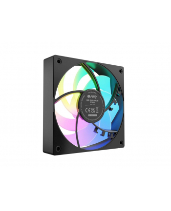 Zestaw 3 wentylatorów Fury Sai S12 ARGB PWM czarny