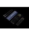 natec Obudowa SSD zewnętrzna RHINO M.2 NVME USB-C 3.2 steel navy - nr 13