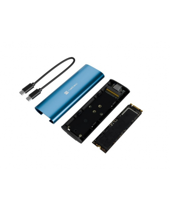 natec Obudowa SSD zewnętrzna RHINO M.2 NVME USB-C 3.2 horizon blue