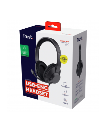 trust Słuchawki przewodowe MAX USB-ENC