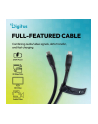 digitus Kabel połączeniowy silikonowy USB-C-USB-C | USB 4 ver.2.0 80Gbps | 8K@60Hz | PD 3.1 240W| 1,0m | czarny - nr 9