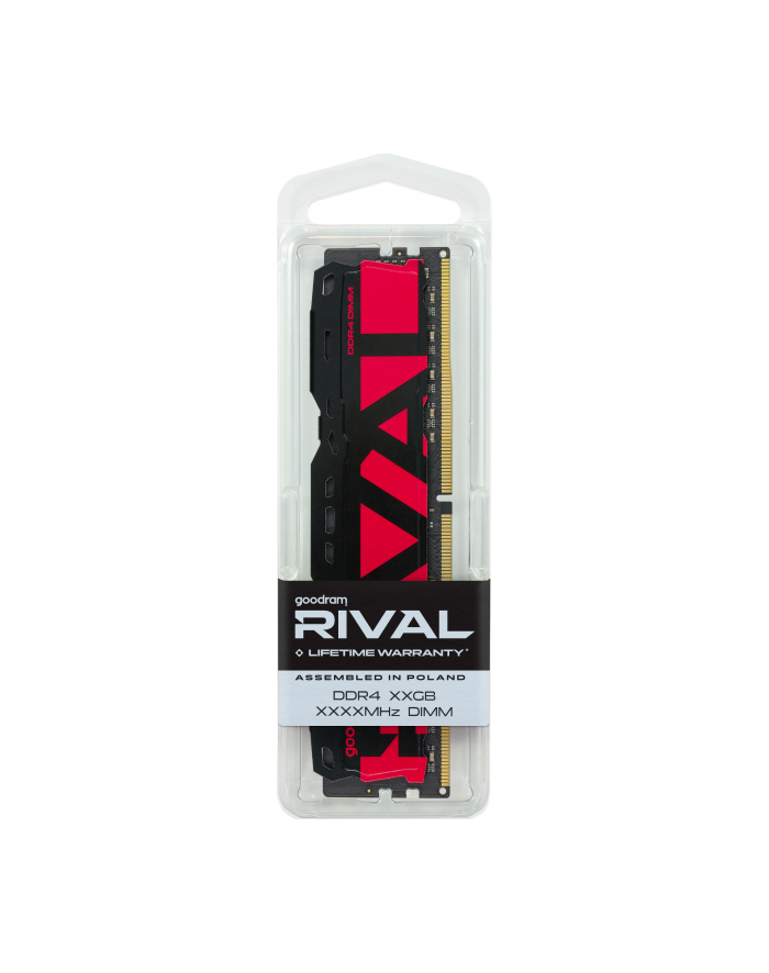goodram Pamięć DDR4 Rival Radiant 32GB (1*32)/3200 CL16 czerwona główny