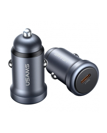 usams Ładowarka samochodowa 30W PD Aluminium CC321