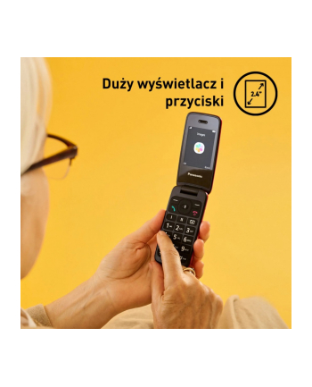 panasonic Telefon komórkowy KX-TU410 EXR 4G czerwony