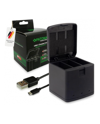 PATONA Premium Potrójne etui ładujące do GoPro Hero 9/10/11 z kablem USB-C nr 2