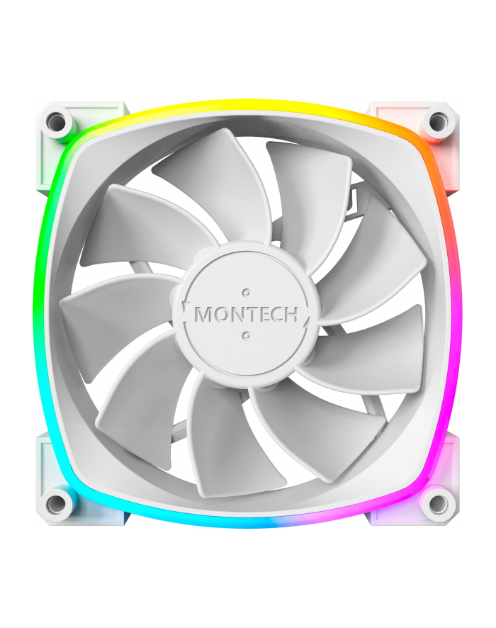 Montech RX120 PWM ARGB Biały 120 x 120 x 25 mm (RX120PWMARGB) główny