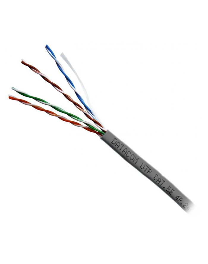 Datacom Przewód UTP CAT5E PVC 50m szary (50271005212) główny