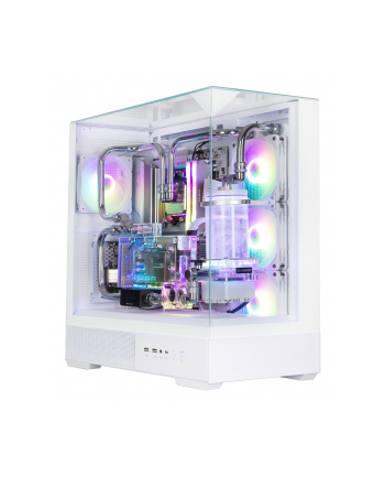 Zalman Obudowa P40 PRISM PLUS Mid-Tower White (KOZALOC0P40PPW1)