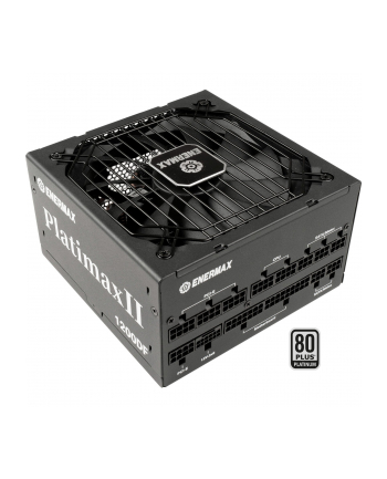 Enermax Platimax II D.F. 1200W (black, 1x 12-pin high power GPU, 3x PCIe cable management, 1000 watts) EPS1200P-NPX