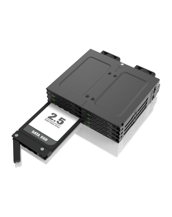 Icy Box IcyDock 8x2.5" SATA/SAS in 1x5.25"m bay mobile rack (MB038SPB) główny