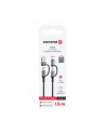 Swissten Kabel Do Ładowania 4W1 1 5M Usb C A I Lightning 60W Czarny - nr 3