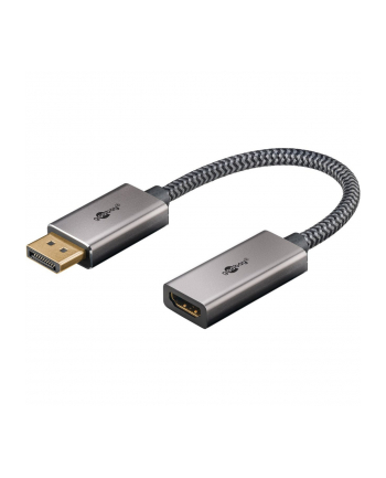 Goobay Kabel przejściowy DisplayPort Hdmi pozłacany 8K 60Hz 0.1m