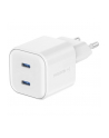 Swissten Adapter Gan 2X Usb-C 20W Pd Biała - nr 1