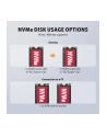 axagon ADSA-M2C22 Stacja dokująca USB4 dla 2x M.2 NVMe SSD z funkcją klonowania dysków bez komputera, z wentylatorem chłodzącym - nr 13