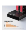 axagon ADSA-M2C22 Stacja dokująca USB4 dla 2x M.2 NVMe SSD z funkcją klonowania dysków bez komputera, z wentylatorem chłodzącym - nr 15