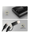 axagon EEM2-SD2B Obudowa zewnętrzna aluminiowa bezśrubowa USB-A/C 3.2 Gen2 M.2 NVMe/SATA wyświetlacz LED, czarny - nr 29