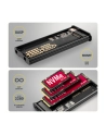 axagon EEM2-SD2B Obudowa zewnętrzna aluminiowa bezśrubowa USB-A/C 3.2 Gen2 M.2 NVMe/SATA wyświetlacz LED, czarny - nr 31