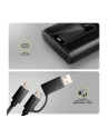 axagon EEM2-SD2B Obudowa zewnętrzna aluminiowa bezśrubowa USB-A/C 3.2 Gen2 M.2 NVMe/SATA wyświetlacz LED, czarny - nr 9