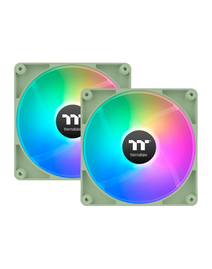 Thermaltake CT140 Reverse ARGB 2 Pack Zielony 140 x 140 x 25 mm (CT140REVERSEARGBSYNCPCCOOLINGFANMATCHAGREEN2PACK) główny