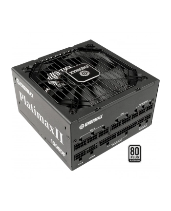 Enermax Platimax II D.F. 1200W (black, 1x 12-pin high power GPU, 3x PCIe cable management, 1000 watts) EPS1200P-NPX