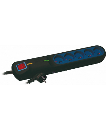 lestar Listwa przeciwprzepięciowa LF-2005, 3L, 5m czarna