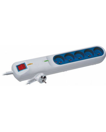 lestar Listwa przeciwprzepięciowa LF-2005, 3L, 5m szara