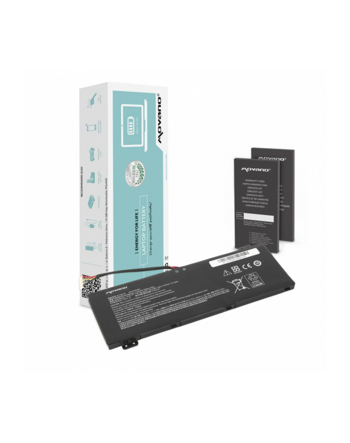 movano Bateria AP18E7M do Acer AN515-54 AN517-51 - 3815 mAh (58.75 Wh) główny