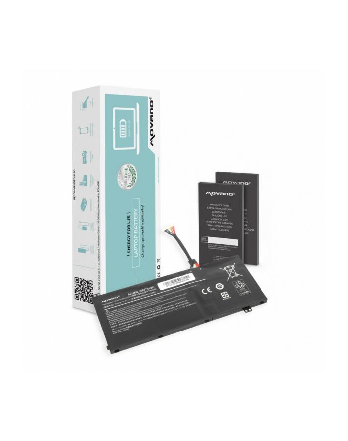 movano Bateria AC14A8L AC15B7L do Acer VN7 Nitro V15 V17 - 4600 mAh (52 Wh) główny