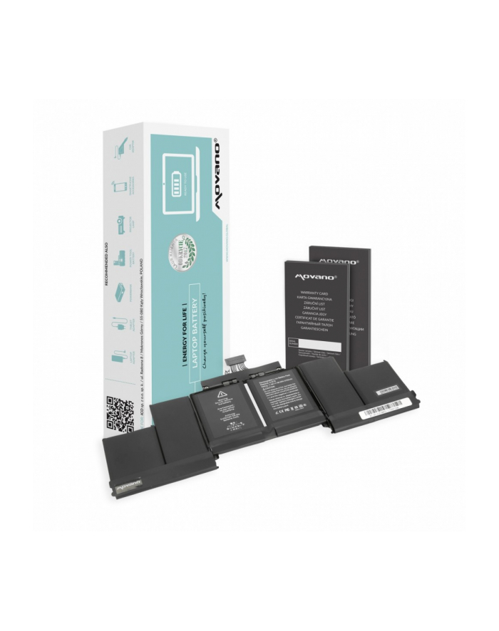 movano Bateria A1618 MacBook Pro 15 Retina A1398 2015 - 8755 mAh (99.5 Wh) główny