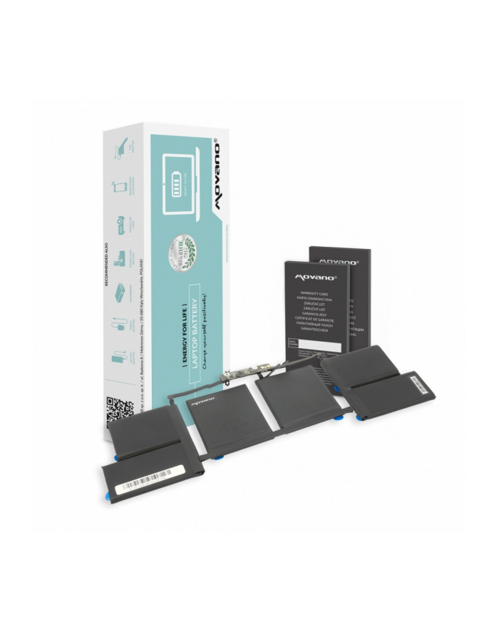 movano Bateria A1820 do Apple MacBook Pro 15 A1707 - 6667 mAh (76 Wh) główny